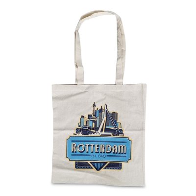 Typisch Hollands Cotton bag Rotterdam Skyline