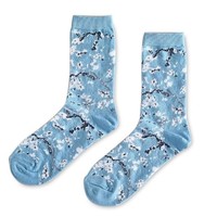 Holland sokken Damessokken Vincent van Gogh - Bloesem- Blauw