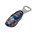 Typisch Hollands Flesopener klomp 8 cm - Blauw - Fiets-Gevelhuisjes