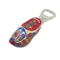 Typisch Hollands Bottle opener clog 8 cm - Blank - Bicycle facade houses