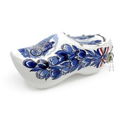 Matix Sparclog Weiß - Delfter Blau - Fahrrad- und Giebelhäuser