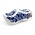 Typisch Hollands Savings clog White - Delft blue - Bicycle and gable houses