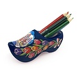 Typisch Hollands Clog with sharpener and pencils Blue