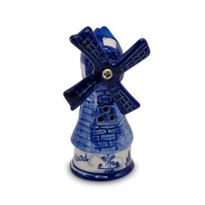 Heinen Delfts blauw Mill on Lint (Weihnachten) Rotierende Steinmühle