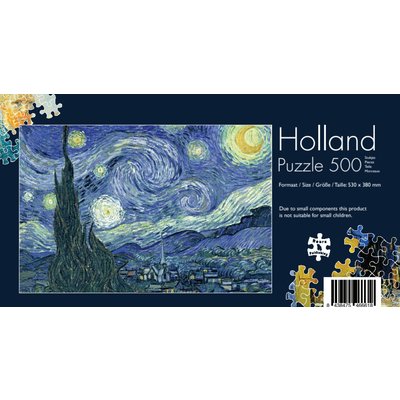 Typisch Hollands Puzzle in der Röhre - Vincent van Gogh - Sternennacht - 500 Teile
