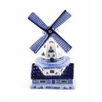 Typisch Hollands Delft Blue Stellingmolen in PVC gift box