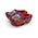 Typisch Hollands Magnetic clogs - Red (Bicycle and Houses)