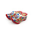 Typisch Hollands Souvenir Clogs 10 cm - Rohling mit roter Sohle