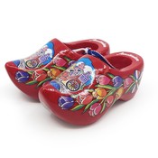 Typisch Hollands Souvenir clogs 10 cm - Red