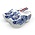 Typisch Hollands Souvenir Clogs 10 cm - Delfter Blau