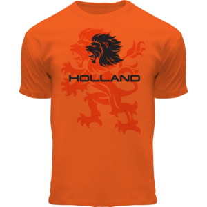 Fox Originals Oranje T-Shirt (WK) Holland - (leeuw)  - Kids