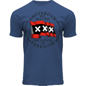 Fox Originals T-Shirt-Amsterdam Flag Red Black Red XXX
