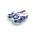 Matix Souvenir-Holzschuhe 6 cm – Delfter Blau