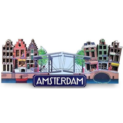 Typisch Hollands XXL Magnet Amsterdam - Canal Belt (bridge)