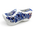 Matix Pencil sharpener clog - Delft blue - Bicycle and facade houses