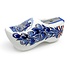Matix Pencil sharpener clog - Delft blue - Bicycle and facade houses