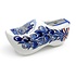 Typisch Hollands Pencil sharpener clog - Delft blue - Bicycle and facade houses