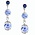 Heinen Delftware Earrings flowers - Delfts