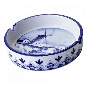 Heinen Delftware Delft blue Ashtray - Mill landscape