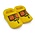 Typisch Hollands Baby slippers - Clog slippers - Yellow Boerenbies (0-6 months) - Copy