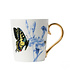Typisch Hollands Luxusbecher - Delfter Blau Touch Butterfly (Koninginnenpage)