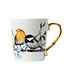 Typisch Hollands Luxury mug - Delft blue touch Bosvogeltjes (golden ear)