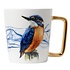 Typisch Hollands Luxury mug - Delft blue touch Kingfisher