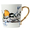Typisch Hollands Luxury mug - Delft blue touch Forest birds (golden ear)