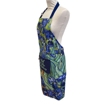 Memoriez Luxury kitchen apron - Irises - Vincent van Gogh