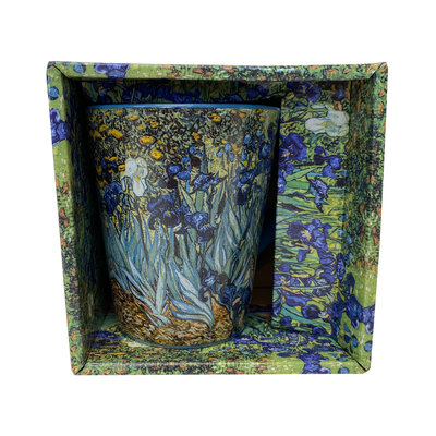 Typisch Hollands Becher - Vincent van Gogh - Iris (in Geschenkbox)