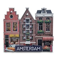 Typisch Hollands Magnet 3 houses Amsterdam - (shops and warehouse)