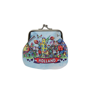 Typisch Hollands Knip-Wallet Holland - Kissing couple