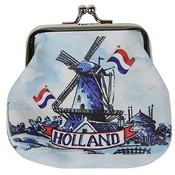 Typisch Hollands Knip-Portemonnee Hollands molenlandschap