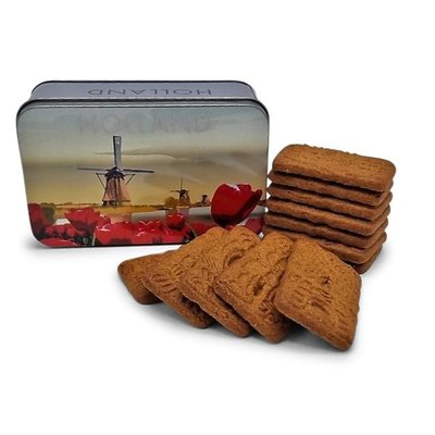 Typisch Hollands Speculaas in Holland tin Mills/Tulips