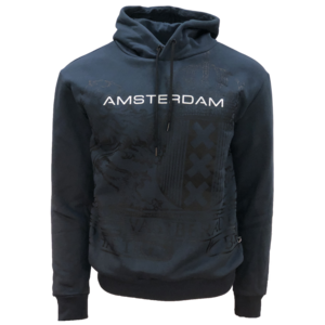 Fox Originals Hoodie - Amsterdam -Lion Pannel Blue Dusk