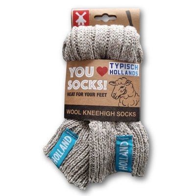 Typisch Hollands Wool socks - Dutch wool - Men (size 40-46) 15% wool