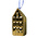 Heinen Delftware Christmas ornament house gold large