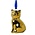 Heinen Delftware Christmas Tree Pendant Cat - Gold