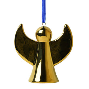 Heinen Delftware Angel Christmas pendant - Gold colored