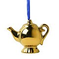 Heinen Delftware Christmas pendant - Gold - Teapot