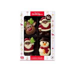 Typisch Hollands Christmas Chocolate Figures - Mini box 60 grams