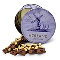 Typisch Hollands Delfts blauw-Holland blik (chocolade-molens)