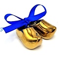 Heinen Delfts blauw Gold nuggets Christmas ornament