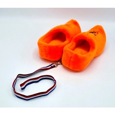 Typisch Hollands Clog slippers Orange (FREE keycord)
