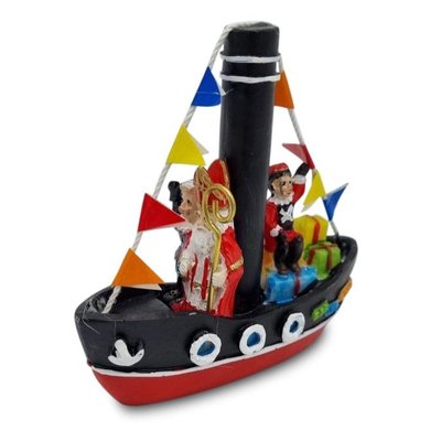 Typisch Hollands Dampfschiff Sinterklaas (Paketschiff) - Roetveeg Pieten