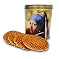 Typisch Hollands Can of stroopwafels - Girl with a pearl earring