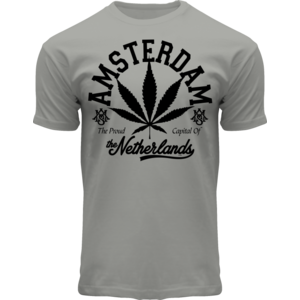 Holland fashion T-Shirt- Amsterdam the Netherlands - Cannabis leaf