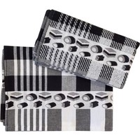 TTD Gifts Keukentextiel-pakket Zwart-Wit Drop