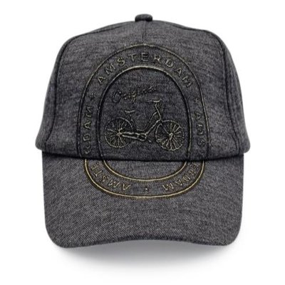 Robin Ruth Fashion Trendy Cap - Amsterdam (bicycle) Anthracite