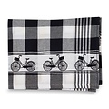 Typisch Hollands Tea towel - Bicycle - Black and White